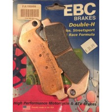 EBC Brakes Double-H Sintered Superbike Brake Pads Rear - FA189HH EBC Brakes Double-H Sintered Superbike Brake Pads Rear - FA189HH